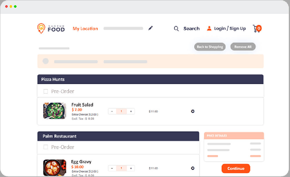 Shopurfood Screenshot 1