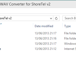 Shoretel WAV Conversion Tools Screenshot 5