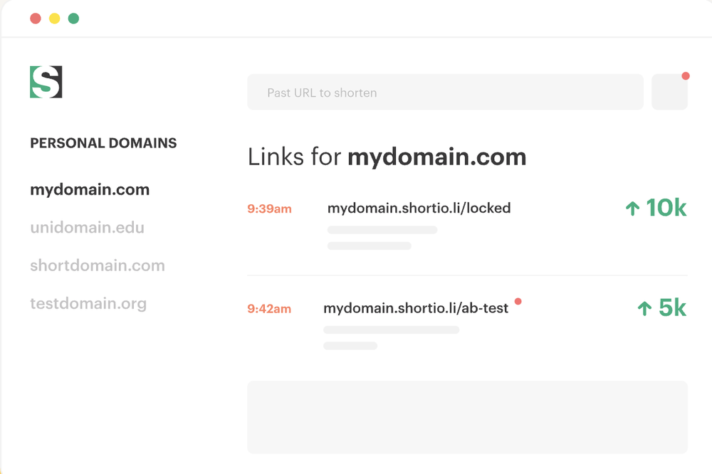 Short.io Screenshot 1