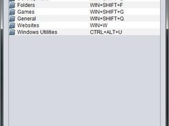 Shortcut List Window