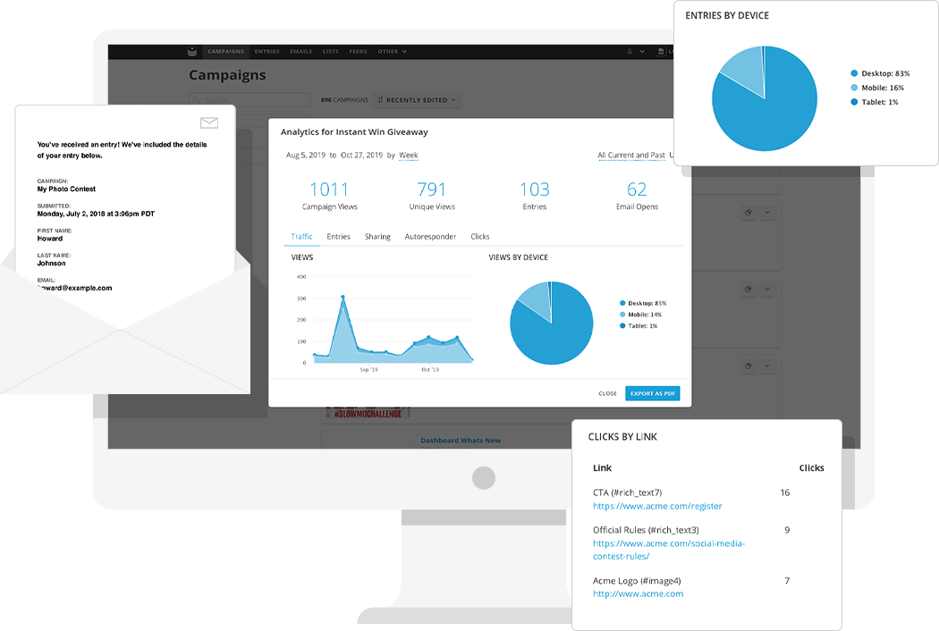 Access real-time analytics