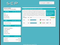 Server Setup Screen