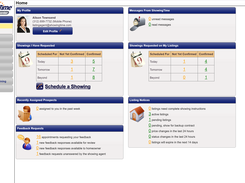 The ShowingTime Appointment Center Dashboard (Desktop)