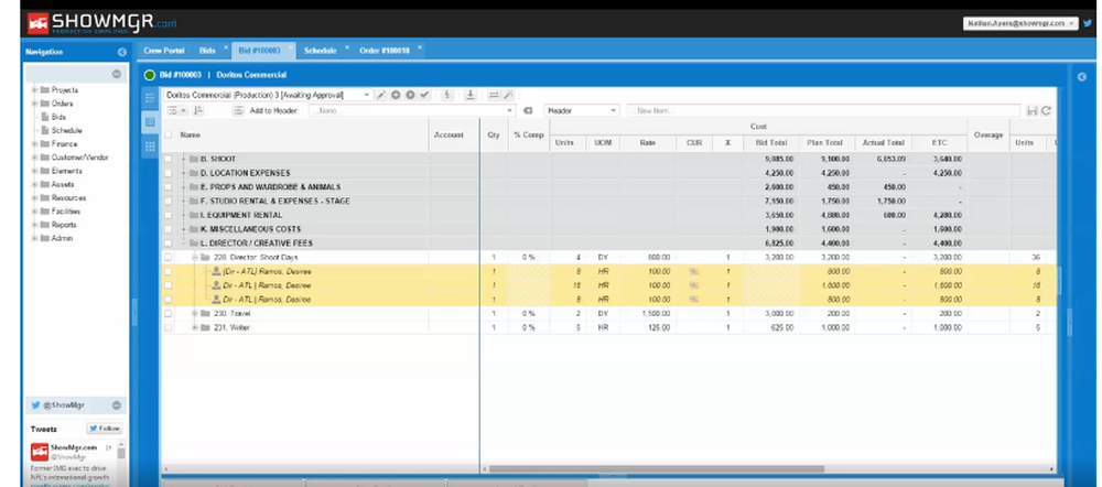 ShowMgr Screenshot 1