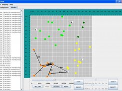 Network animation with different graphical representation