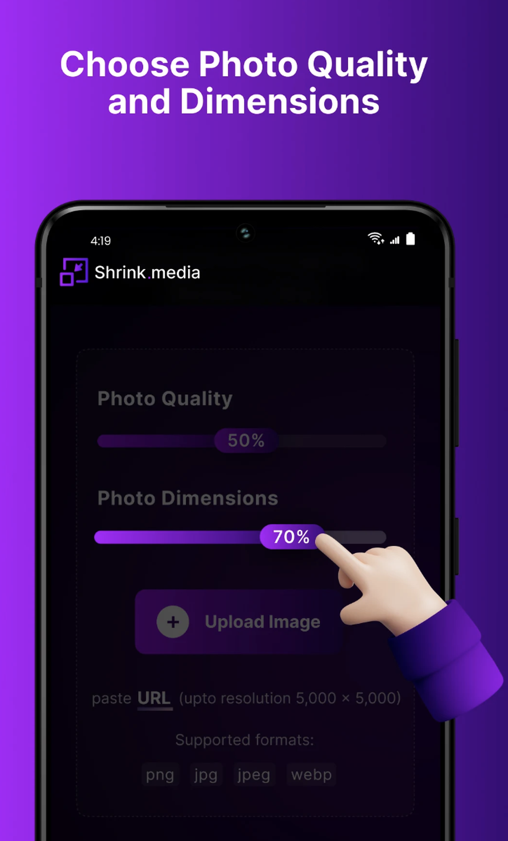 Shrink.media Screenshot 1