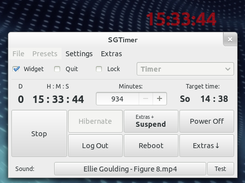 SGTimer 0.6.3 - sound extension and widget active