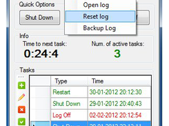 ShuItDown RBS Log Options