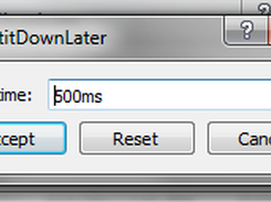 Settings dialog