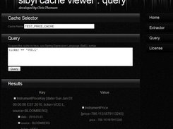 Example of using a query expression to extract data
