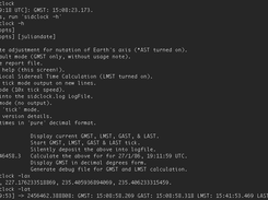 SidClock v1.7: running on Net BSD