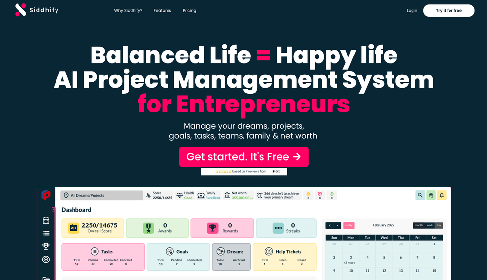 Home page