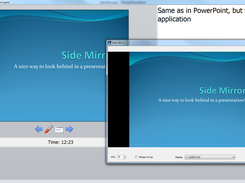 In comparison to PowerPoint presenter view