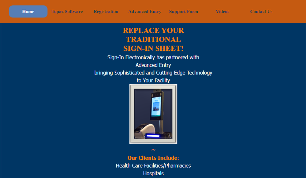 Sign-In Electronically Screenshot 1