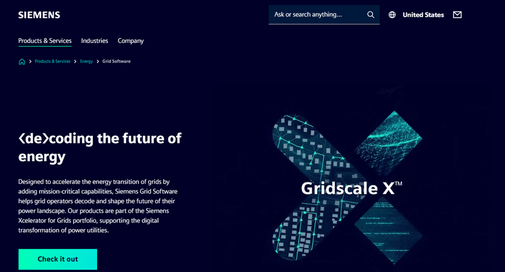 Siemens Grid Software Screenshot 1