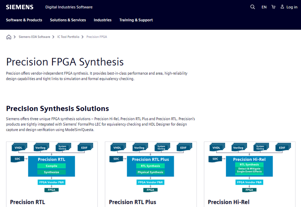 Siemens Precision Screenshot 1