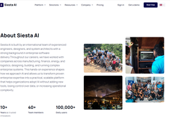 About Siesta AI platform and team