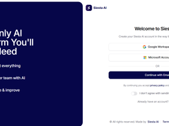 Get started with Siesta AI