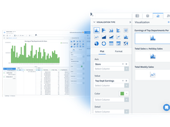 Create data visualizations in seconds using Sigma's intuitive interface. 