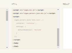 sigma.js Screenshot 1