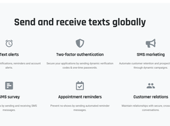 SMS API features