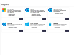 Signature 365 integrations