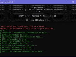 Data collection  / File creation process