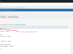 Signature Field With Contact Form 7 Screenshot 1