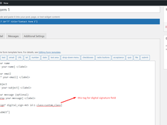 Signature Field With Contact Form 7 Screenshot 2