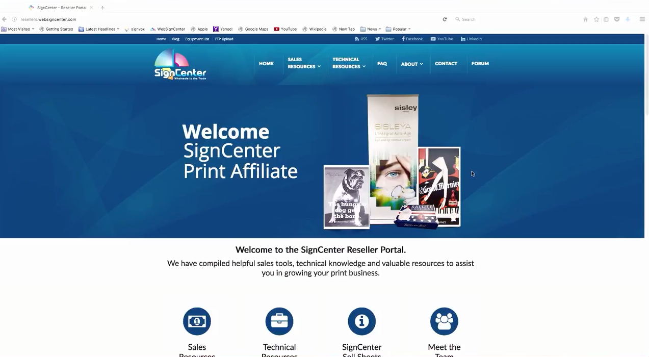 SignCenter-HomePage