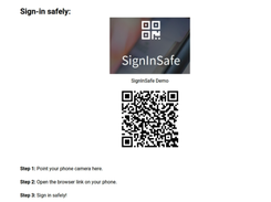 SignInSafe Screenshot 1