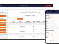 Inductions - Conduct digital inductions on mobile devices, offering flexibility for offsite completion or on-site only access 