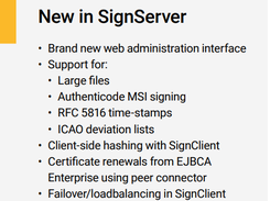 SignServer Enterprise Screenshot 1