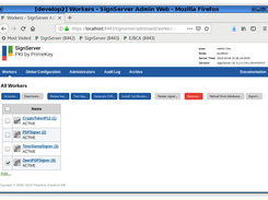 Admin Web (SignServer 5.2)