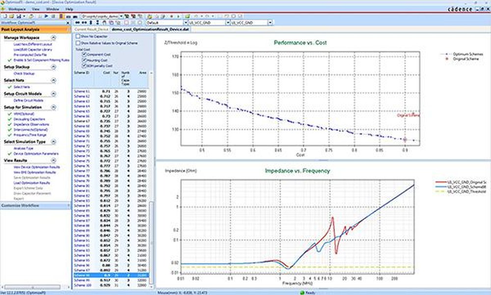 Sigrity OptimizePI Screenshot 1