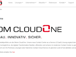 Sikom CloudOne Screenshot 1