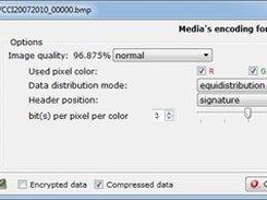 F. Decode a message (text or file)