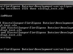 XLS2SQL - Command line example