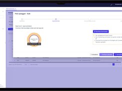 Batch operations screen in software created with Silicon Low Code