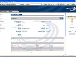 Viewing a contact record
