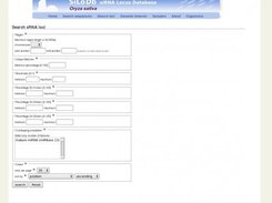 Search form for sRNA loci