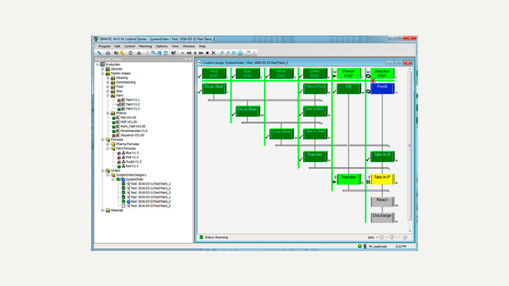 SIMATIC BATCH Screenshot 1