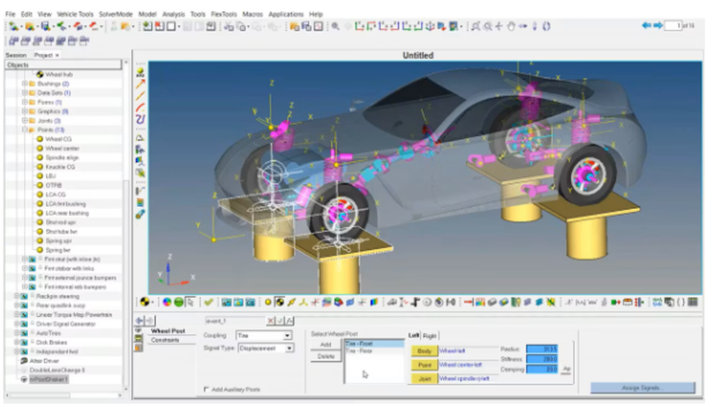 Simcenter Motionsolve Screenshot 1