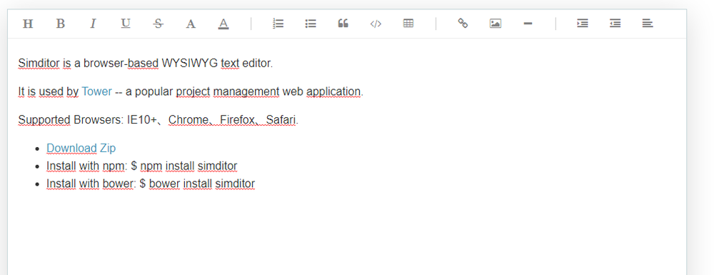 Simditor Screenshot 1