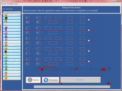 sumas con fracciones / fraction additions
