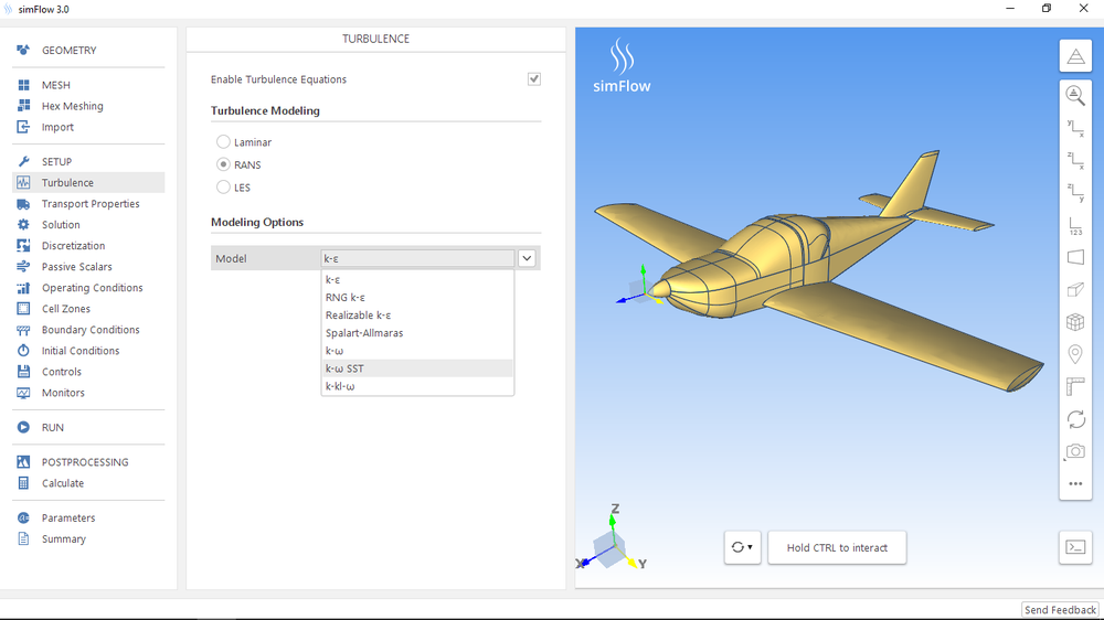 SimFlow - Aircraft External Aerodynamics