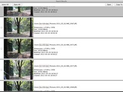 Notice all photos are different, but similar.