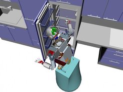 Planning a grasping motion for the humanoid robot Armar-III.