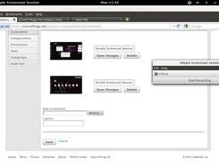 Simple Screencast Session (sss) User Interface