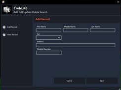 Simple_Adding_VBnet_Mysql Screenshot 1